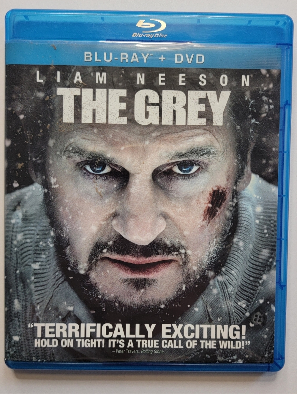 The Grey (Blu-ray + DVD) - Liam Neeson - Blue Case